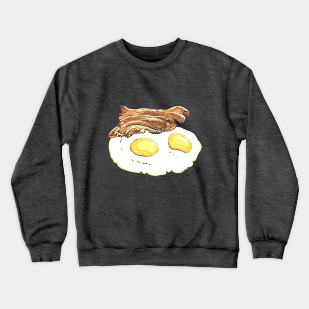 Bacon & Eggs Crewneck Sweatshirt by LittleAmyLiz